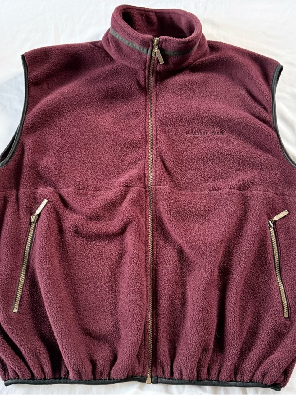 Suncruz Built For The Rough Men/ Women  Burgundy Large Vest Made In Canada
